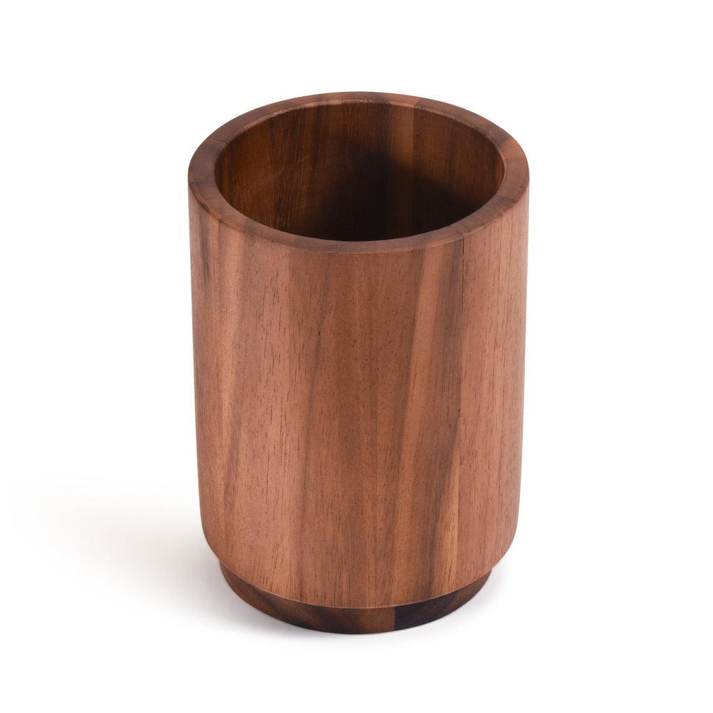 Acacia Wood Rotating Utensil Holder by Kalmar Home