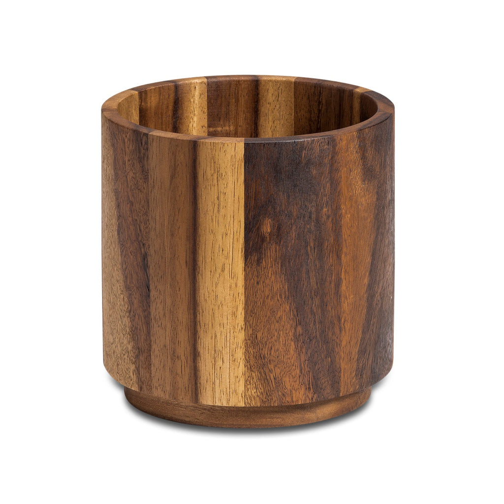 Acacia Wood Rotating Utensil Holder by Kalmar Home