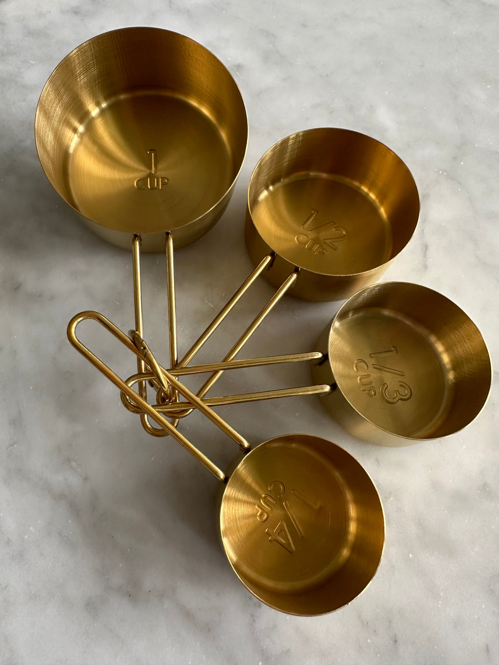 Sorrento Gold Measuring Cups & Spoons — 9-Piece Set